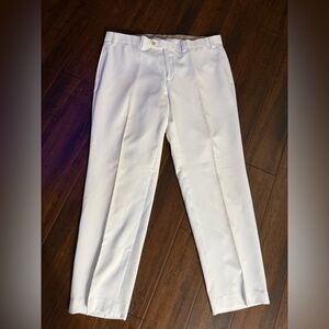 Ralph Lauren 38x30 Classic Men's White Lightweight Dress Pants.